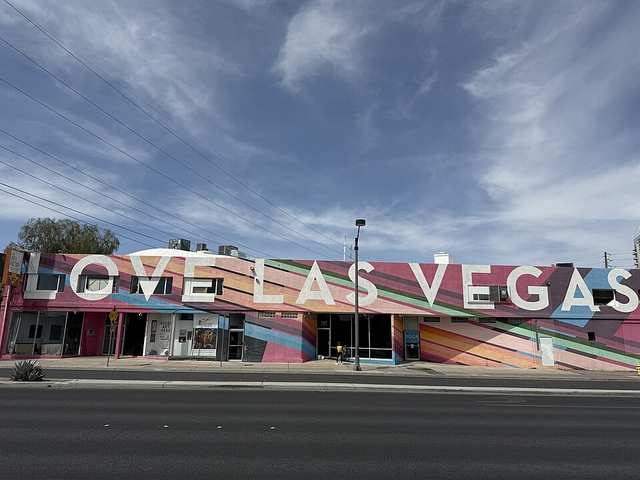 A mural in the Las Vegas Arts District