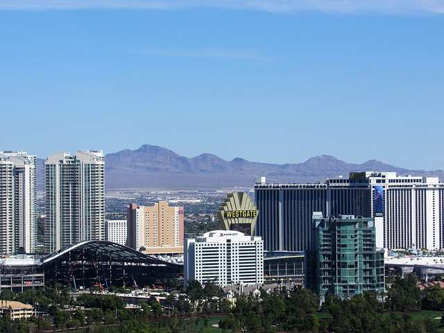 View from the High Roller Ferris wheel - Las Vegas 02