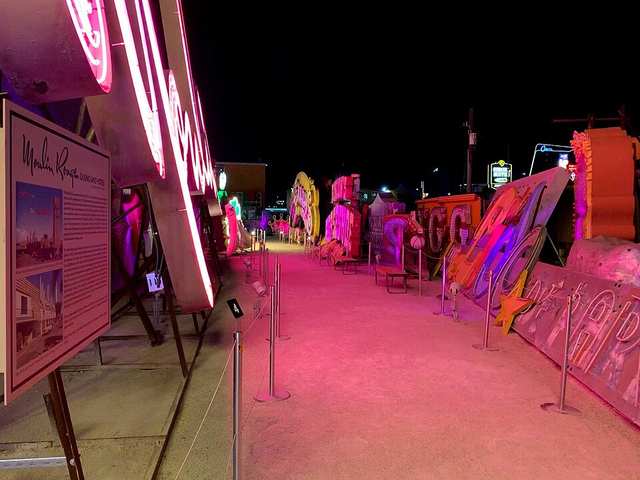 Old signs at the Neon Museum