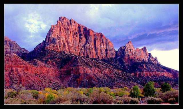 Sunset in Zion National Park, Utah (3)
